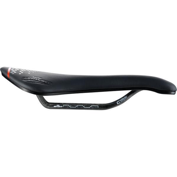 Sattel Aspide Short Carbon FX, Selle San Marco, Schwarz, 155 x 250 mm - 155 x 250 mm