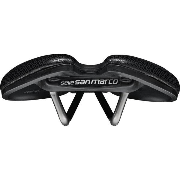 Sattel Aspide Short Supercomfort Racing, Selle San Marco, Schwarz, 155 x 250 mm - 155 x 250 mm