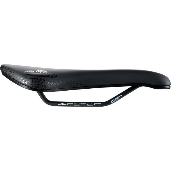Sattel Aspide Short Comfort Dynamic, Selle San Marco, Schwarz, 155 x 250 mm - 155 x 250 mm
