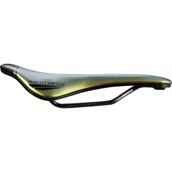 Sattel Shortfit 2.0 Racing Iridescent Gold, Selle San Marco, Iridescent Gold, 140 x 255 mm - 140 x 255 mm