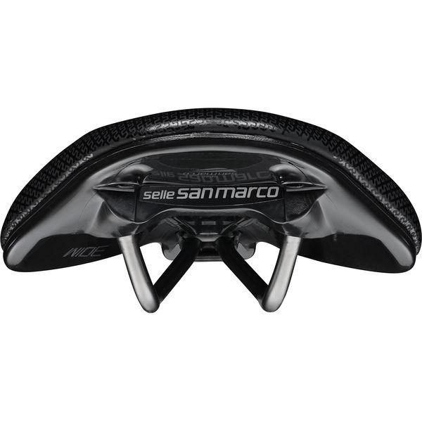 Sattel Shortfit 2.0 Supercomfort Racing, Selle San Marco, Schwarz, 155 x 255 mm - 155 x 255 mm