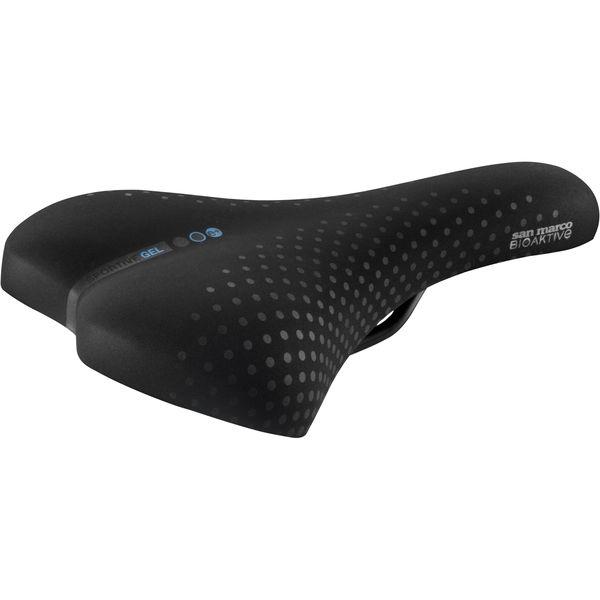 Sattel Sportive Gel, Selle San Marco, Schwarz, 150 x 270 mm - 150 x 270 mm
