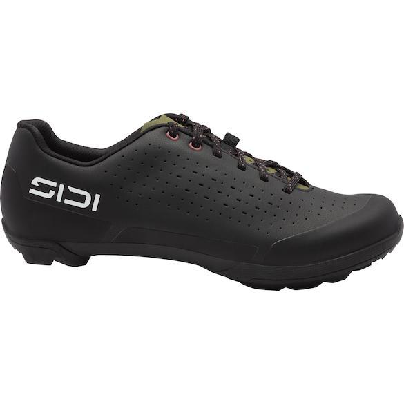 GRAVEL ASPER LACES black/olive green, SIDI, Schwarz, 45 - 45