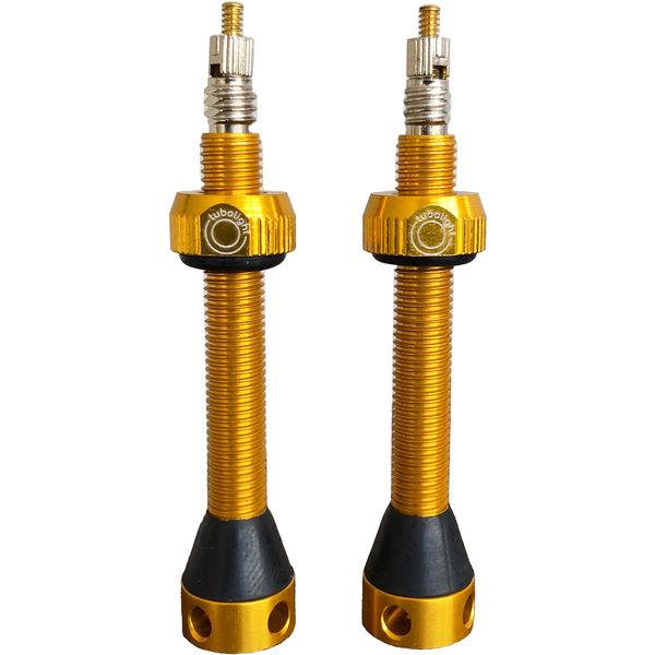 Tubeless-Ventile Aluminium gold, Tubolight, Gold, 50 mm - 50 mm