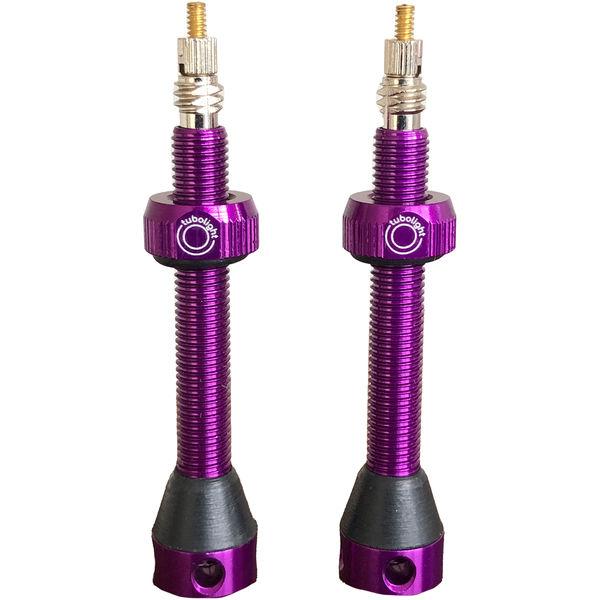 Tubeless-Ventile Aluminium lila, Tubolight, Lila, 50 mm - 50 mm