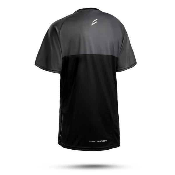 Trikot MTB kurz, CENTURION, Schwarz/grau, S - S