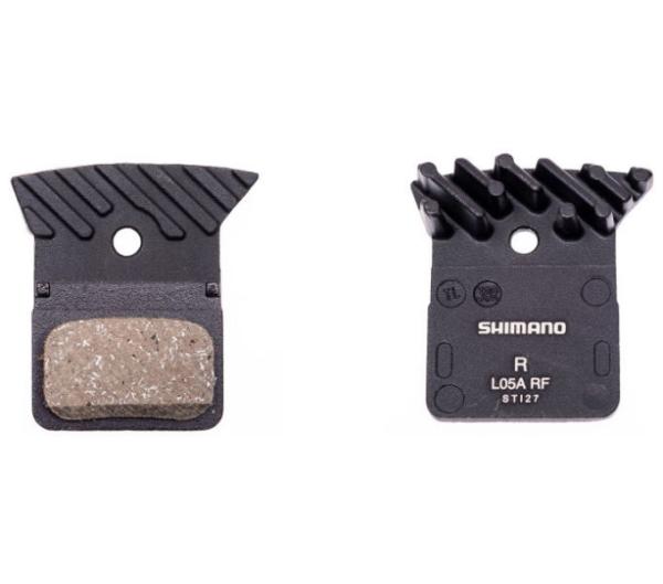 SHIMANO Scheibenbremsbelag L05A-RF Resin Alutr&auml;ger