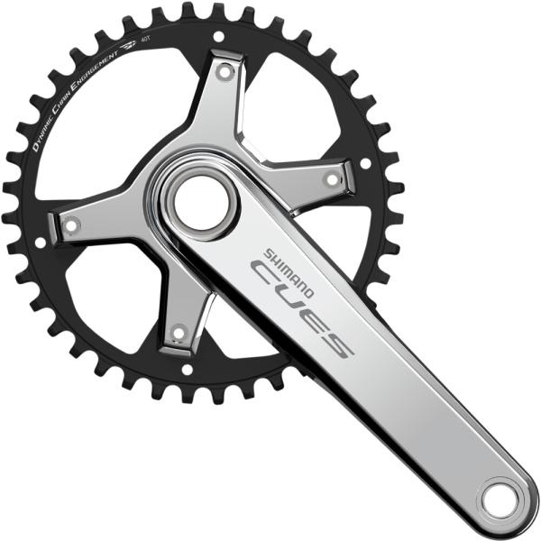 SHIMANO Kurbelgarnitur CUES FC-U6030-1 175mm 40Z silber
