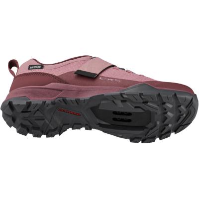 SHIMANO SHIMANO Fahrradschuhe EX500W Damen Touring SPD Gr&ouml;&szlig;e 42 Damenleisten Rot Produktbild 3