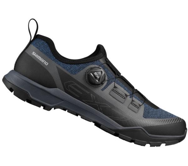 SHIMANO SHIMANO Fahrradschuhe EX700 Herren/Damen Touring SPD Gr&ouml;&szlig;e 48 Blau