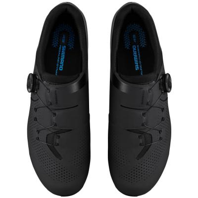 SHIMANO SHIMANO Fahrradschuhe RC302 Herren/Damen Road SPD-SL Gr&ouml;&szlig;e 45 breit Schwarz Produktbild 4