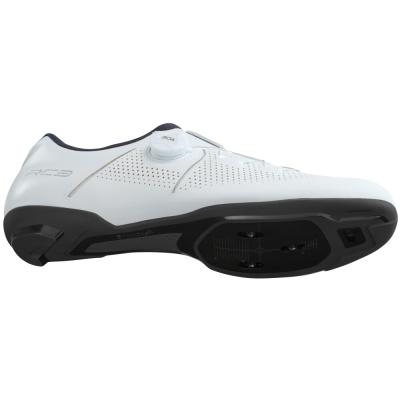 SHIMANO SHIMANO Fahrradschuhe RC302 Herren/Damen Road SPD-SL Gr&ouml;&szlig;e 43 breit Wei&szlig; Produktbild 2