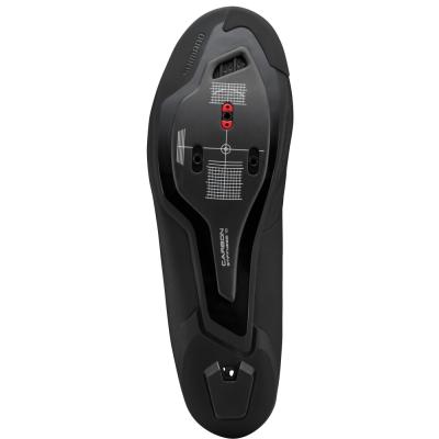 SHIMANO SHIMANO Fahrradschuhe RC703 Herren/Damen Road SPD-SL Gr&ouml;&szlig;e 43 breit Schwarz Produktbild 3