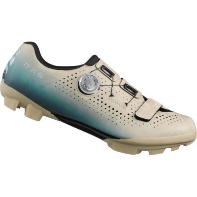 SHIMANO SHIMANO Fahrradschuhe RX600 Herren/Damen Gravel SPD Gr&ouml;&szlig;e 44 Beige/Blau Produktbild 1