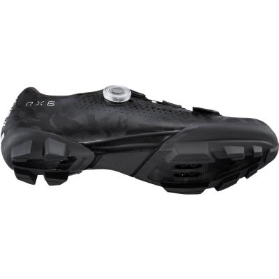 SHIMANO SHIMANO Fahrradschuhe RX600 Herren/Damen Gravel SPD Gr&ouml;&szlig;e 44 Schwarz Produktbild 3
