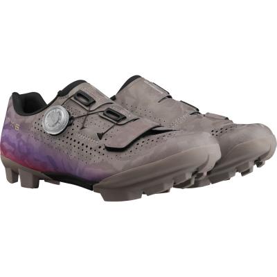 SHIMANO SHIMANO Fahrradschuhe RX600 Damen Gravel SPD Gr&ouml;&szlig;e 39 Damenleisten Grau/Lila Produktbild 1