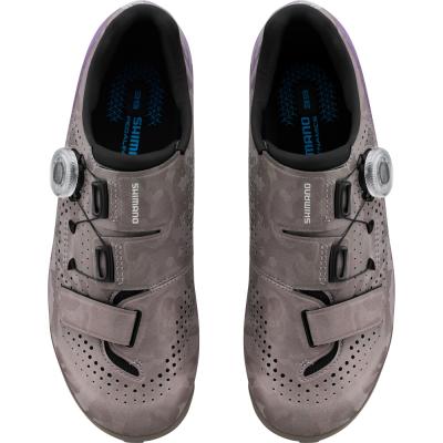 SHIMANO SHIMANO Fahrradschuhe RX600 Damen Gravel SPD Gr&ouml;&szlig;e 41 Damenleisten Grau/Lila Produktbild 2