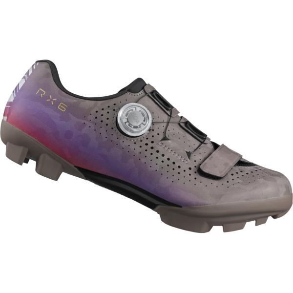 SHIMANO SHIMANO Fahrradschuhe RX600 Damen Gravel SPD Gr&ouml;&szlig;e 42 Damenleisten Grau/Lila