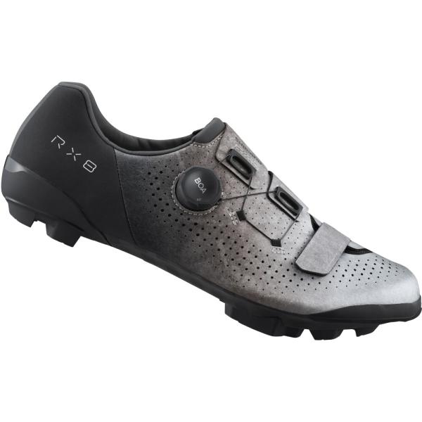 SHIMANO SHIMANO Fahrradschuhe RX801 Herren/Damen Gravel SPD Gr&ouml;&szlig;e 41 Silber