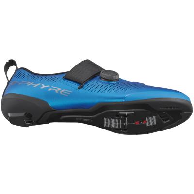 SHIMANO SHIMANO Fahrradschuhe TR903 Herren/Damen Road SPD-SL Gr&ouml;&szlig;e 47 Blau Produktbild 3