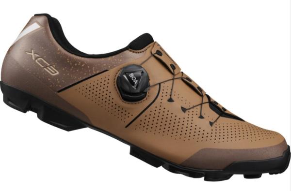 SHIMANO SHIMANO Fahrradschuhe XC302 Herren/Damen MTB SPD Gr&ouml;&szlig;e 44 breit Braun
