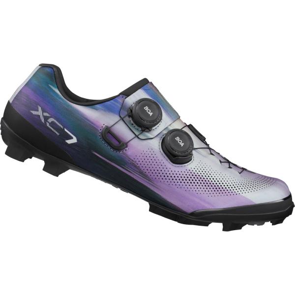 SHIMANO SHIMANO Fahrradschuhe XC703 Herren/Damen MTB SPD Gr&ouml;&szlig;e 44 breit Lila