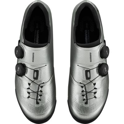 SHIMANO SHIMANO Fahrradschuhe XC703 Herren/Damen MTB SPD Gr&ouml;&szlig;e 46 breit Silber Produktbild 2