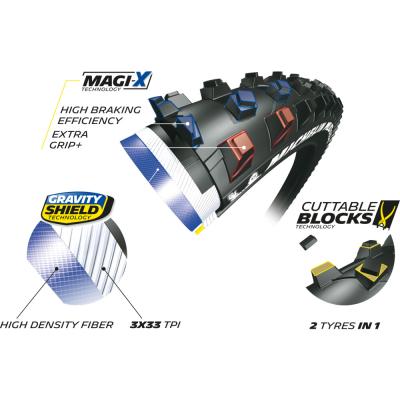 Michelin FALTREIFEN MUD ENDURO Comp MAGI-X GRAVITY SHIELD 57-622 Schwarz Produktbild 1