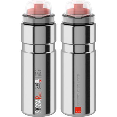 ELITE ELITE Trinkflasche Syssa Race Silber gl&auml;nzend 750 ml Produktbild 1