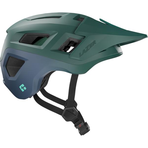 LAZER LAZER Helm Coyote KinetiCore MTB Matte Green Blue (S) 52-56 cm