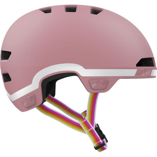 LAZER LAZER Helm Maze Jr KinetiCore Matte Soft Pink GoFluo LTD Edition Unisize
