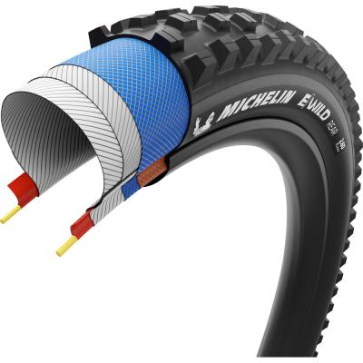 Michelin FALTREIFEN E-WILD REAR PERF. LINE GUM-X/MAGI-X 65-584 TS TLR Schwarz Produktbild 1