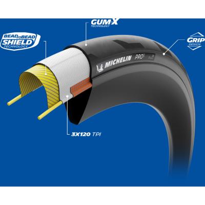 Michelin FALTREIFEN PRO5 PREMIUM Comp 25-622 Schwarz Produktbild 3