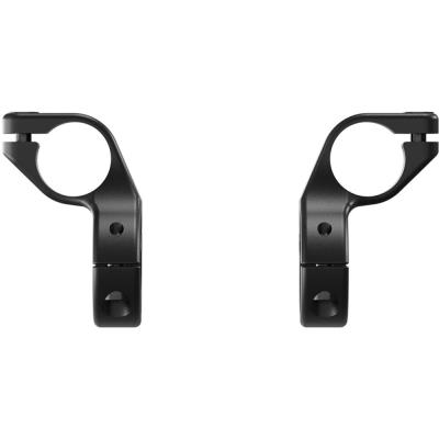 PRO Lenkeraufsatzschellensatz, Alu, Schwarz, 31,8mm, 22,2mm Produktbild 1