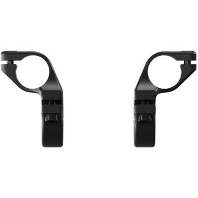 PRO Lenkeraufsatzschellensatz, Alu, Schwarz, 31,8mm, 22,2mm Produktbild 2