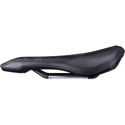 PRO Fahrradsattel MSN 1.3 Enduro 142 mm Schwarz Edelstahl Gestell Produktbild 3