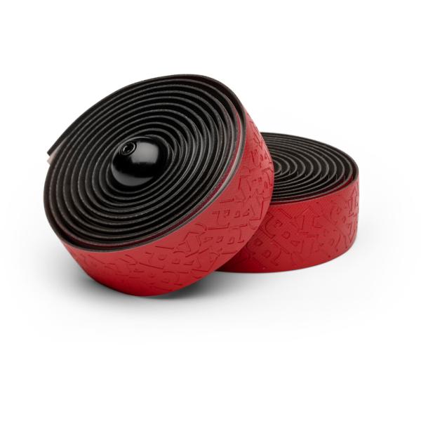 PRO Lenkerband Pursuit Team, PU, 3mm, Schwarz-Rot faded