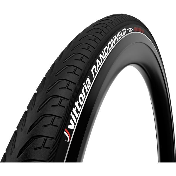 Vittoria Randonneur Tech 37-622 rigid Full Black refl G2.0