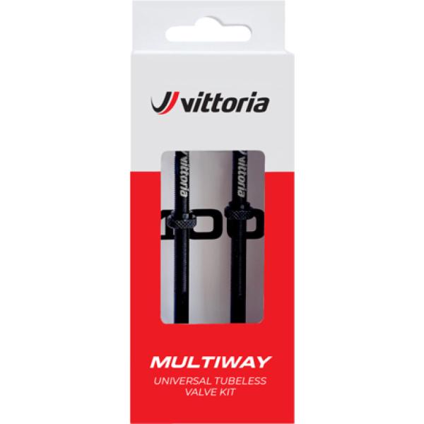 Vittoria MULTIWAY TUBELESS VENTIL ALU 60mm (2er Set)
