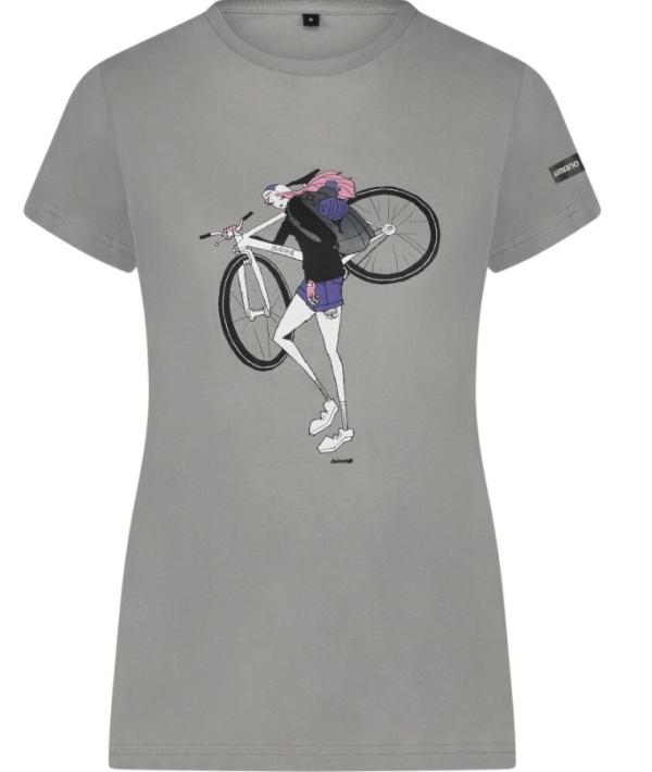 SHIMANO W's Sentiero Ltd T-Shirt Gray L