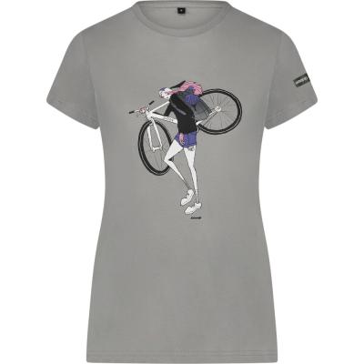 SHIMANO W's Sentiero Ltd T-Shirt Gray XXL Produktbild 2