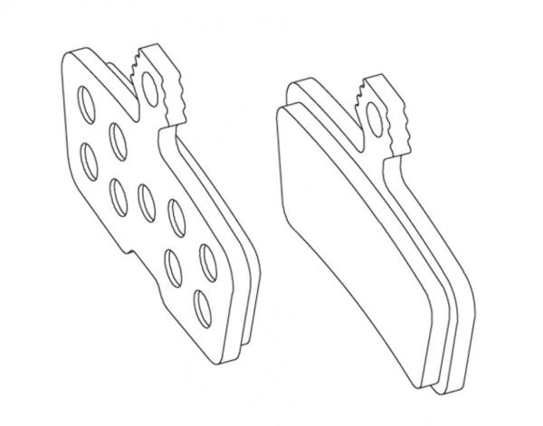 Avid Scheibenbremsbelag SRAM ORG/STL LARGE QT