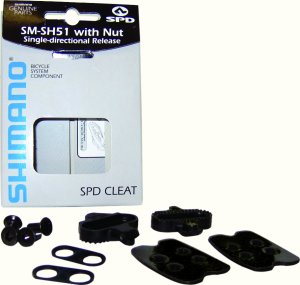 SHIMANO Pedal Adapter SPD Cleats Einfachauslösung | schwarz | SB-Verpackung