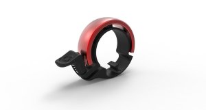 KNOG Glocke Oi Classic Large schwarz / rot | Lenkerdurchmesser: 23,8  - 31,8 mm