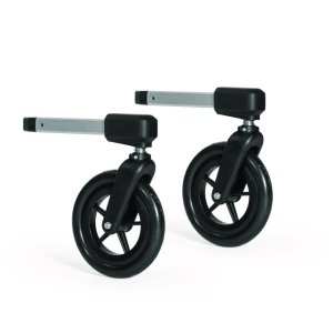 BURLEY Stroller Set Für Modelle mit beidseitiger, eckiger Deichselaufnahme | schwarz / silber