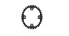 ESJOT Kettenblatt für Bosch Gen 1, Gen 3 + Gen 4 40 Zähne | schwarz | Lochkreis: 104 mm | Ausführung: 1/2 x 3/32 + 1/2 x 11/128