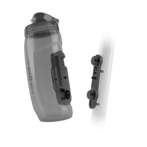 FIDLOCK Trinkflaschen Set TWIST inkl. bike base Inhalt: 590 ml | transparent schwarz