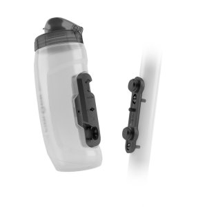 FIDLOCK Trinkflaschen Set TWIST inkl. bike base Inhalt: 590 ml | transparent weiß