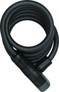 ABUS Spiralkabelschloss Primo 5510K  schwarz | Länge: 1800 mm | Durchmesser: 10 mm