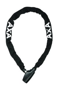 AXA Kettenschloss Absolute schwarz | Länge: 1100 mm | Durchmesser: 5,5 mm